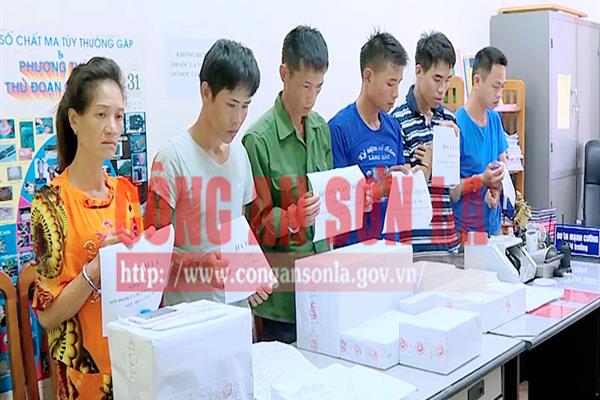 Triệt phá đường dây ma túy cực lớn tại thị trấn Mộc Châu, huyện Mộc Châu, tỉnh Sơn La