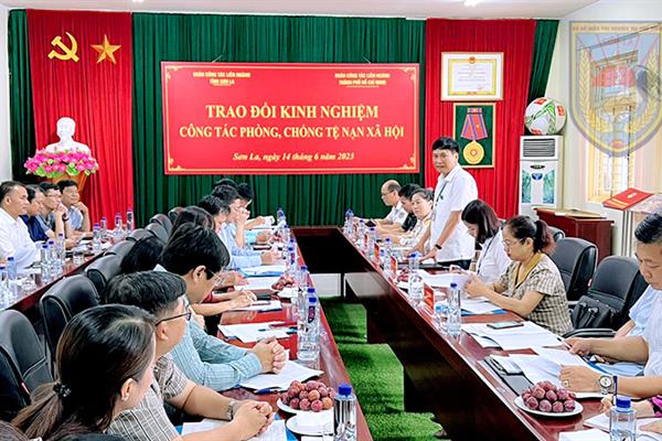 Đoàn công tác liên ngành thành phố Hồ Chí Minh trao đổi kinh nghiệm công tác phòng, chống tệ nạn xã hội tại tỉnh Sơn La