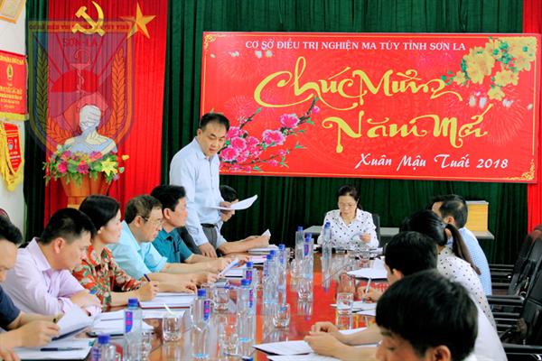 Đoàn giám sát của Ban Văn hóa – Xã hội thuộc HĐND tỉnh làm việc với Cơ sở Điều trị nghiện ma túy tỉnh