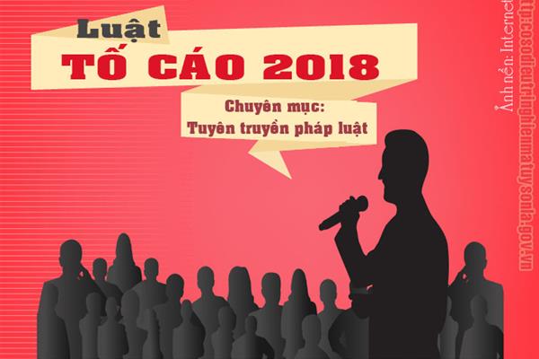 Tuyên truyền Luật tố cáo 2018