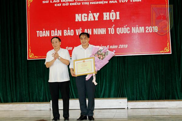 Tổ chức Ngày hội toàn dân bảo vệ ANTQ năm 2019 tại Cơ sở Điều trị nghiện ma túy tỉnh 