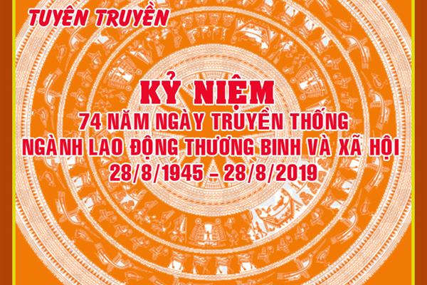 Tuyên truyền Kỷ niệm 74 năm ngày truyền thống ngành Lao động Thương binh và Xã hội