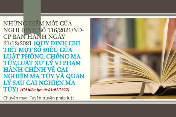 Những điểm mới của Luật phòng chống ma túy 2021 có hiệu lực từ 01/01/2022