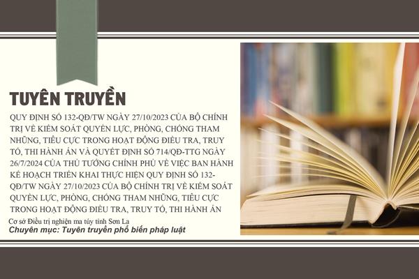 Tuyên truyền Quy định số 178-QĐ/TW ngày 27/6/2024 của Bộ Chính trị; Quy định số 132-QĐ/TW ngày 27/10/2023 của Bộ Chính trị