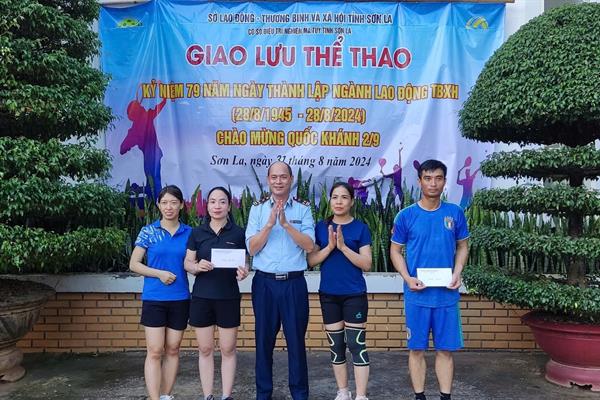 Giao lưu thể thao chào mừng 79 năm ngày truyền thống ngành Lao động - Thương binh và Xã hội và Quốc khánh nước Cộng hòa Xã hội Chủ nghĩa Việt Nam